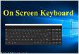Use the On-Screen Keyboard OSK to type